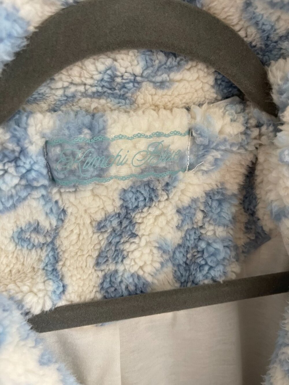 Urban Outfitters Kimchi Blue Snow Bunny Fleece Jacket, Size Sm - Picture 6 of 8